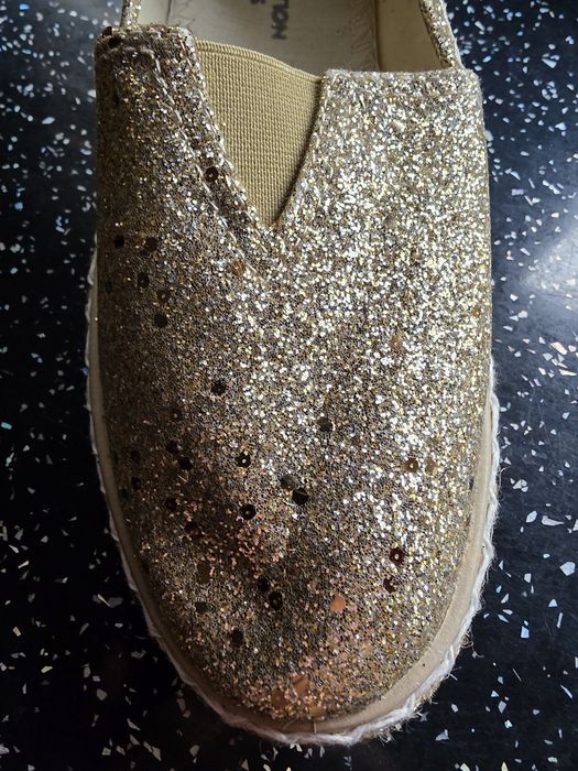 Espadryle  brokatowe