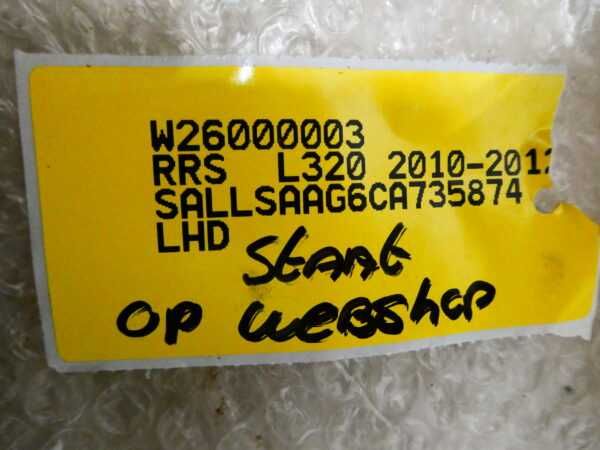 Range Rover Sport 2010 porta copos LR045314