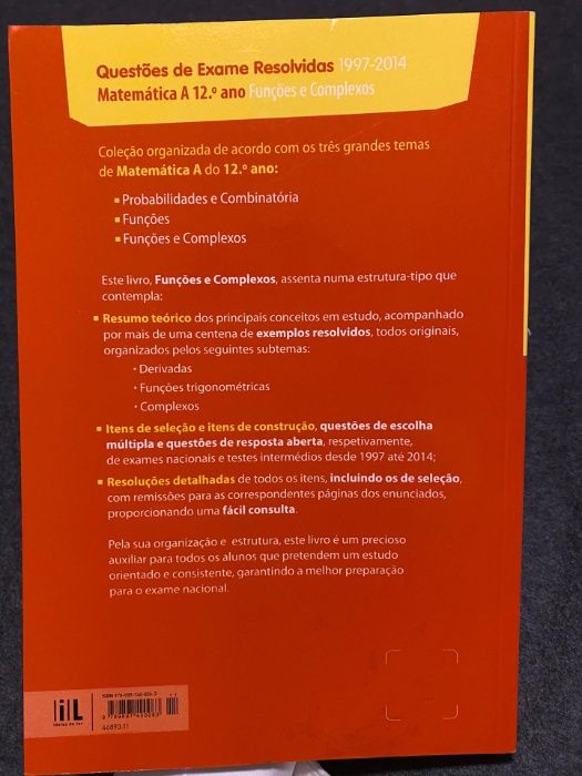 Matemática A - Livro de Preparação para Exame Nacional 12º ano
