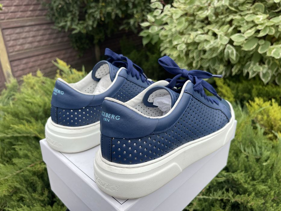 Чоловічі шкіряні кросівки Iceberg