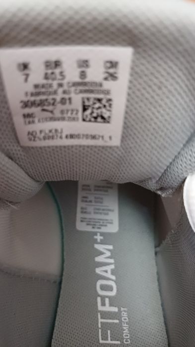 Кросовки  женские  белые puma