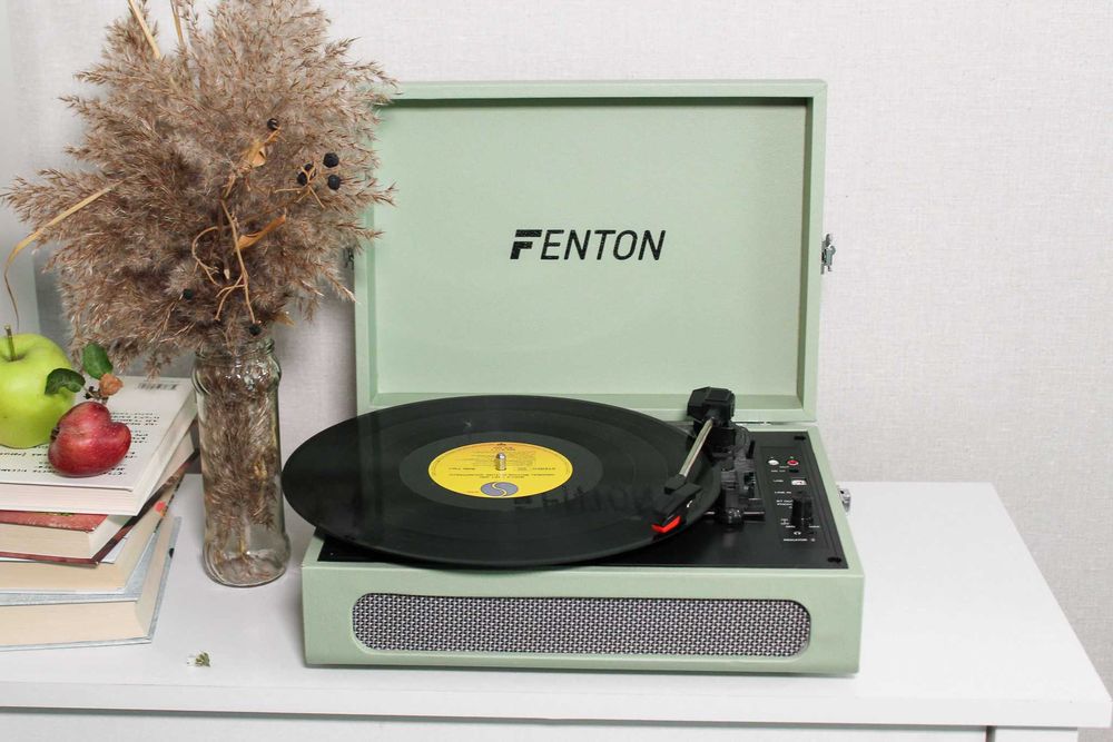 Вініловий програвач вінілу для всіх пластинок + платівка