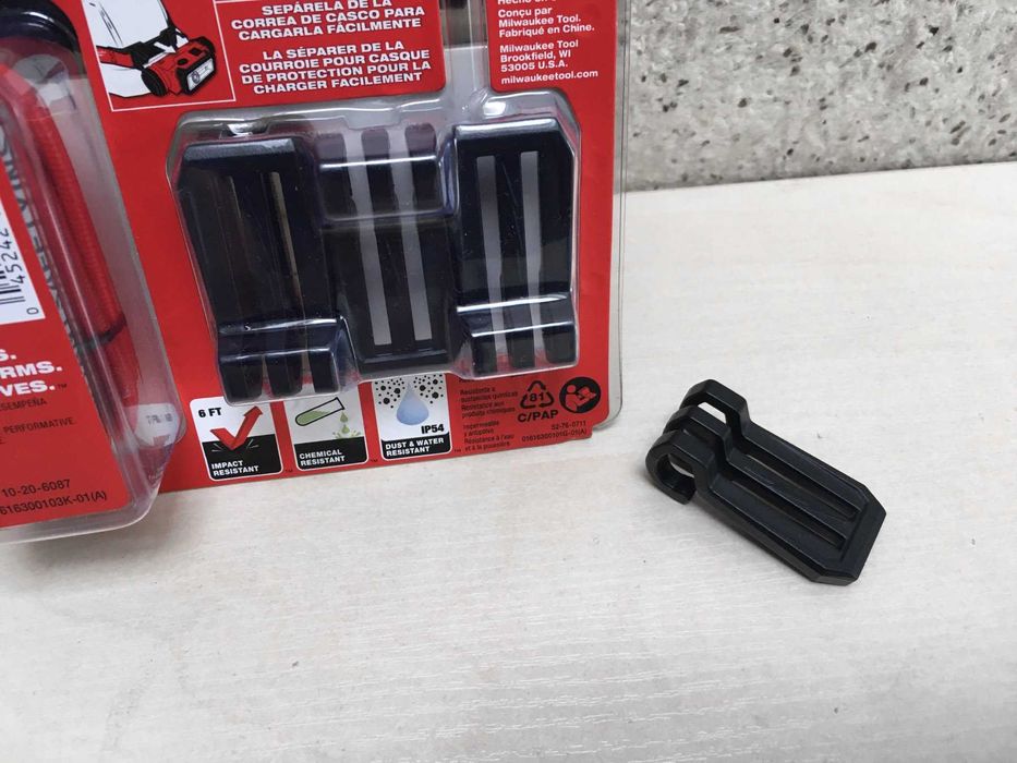 Оригинал Milwaukee Клипса 4шт для крепления налобного фонаря на каску