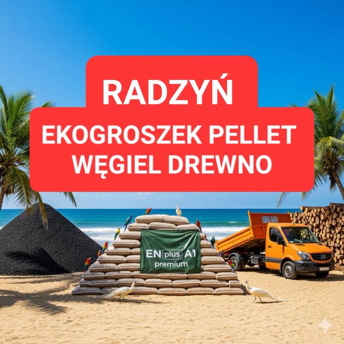 EKOGROSZEK Radzyń Podlaski PELLET WĘGIEL transport gratis winda