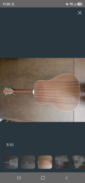 Guitarra electoacustica  Guild D -240-E