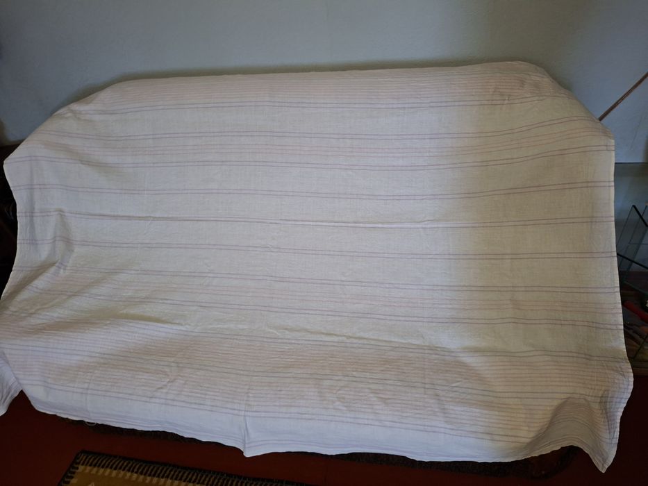 Простыня льяная советская полуторная новая