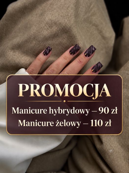 Manicure hybrydowy, żelowy