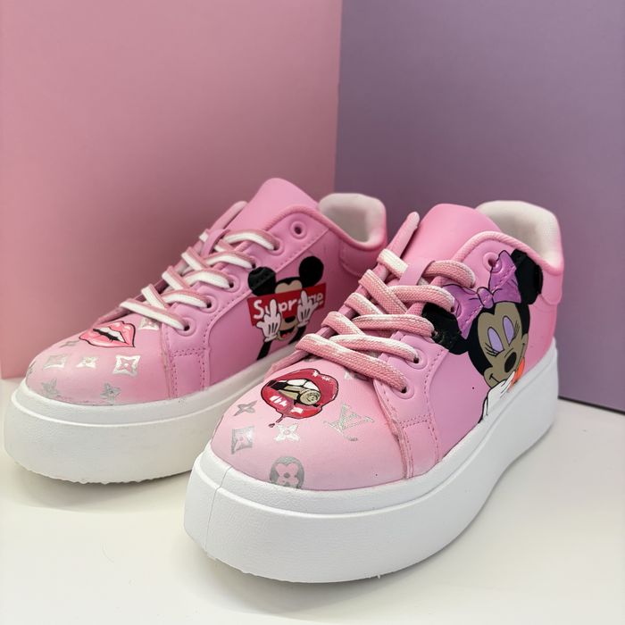 Sneakers różowe - custom