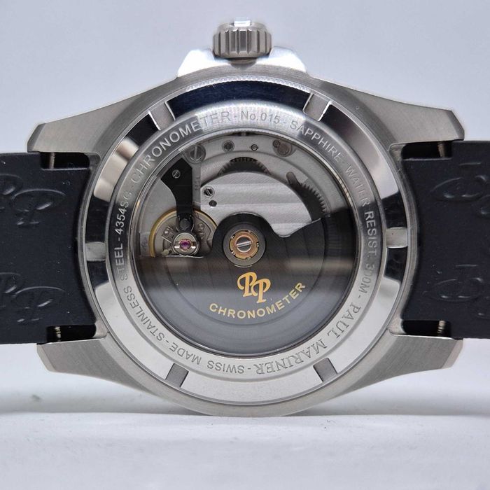 Promocja Paul Picot Paul Mariner 5 Newton P4354 Black rubber