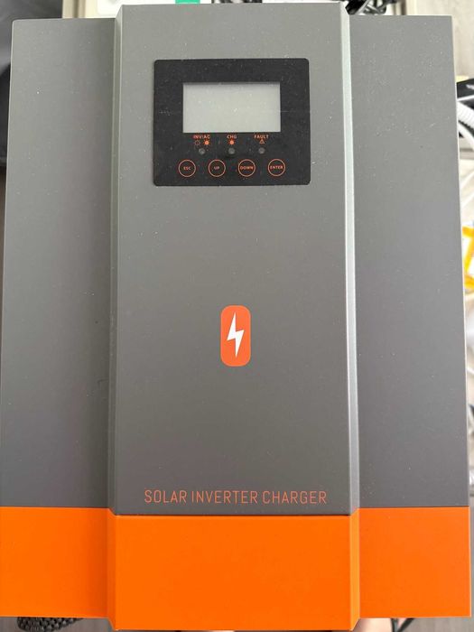 Гібридний інвертор сонячний PowMr 1600W 12V POW-HVM2H-12V-N + модуль Wi-Fi Solar Plug-RWB1