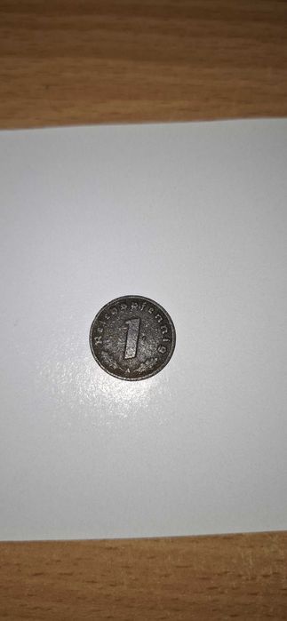 Moneta 1 reichspfennig z 1943 r.
