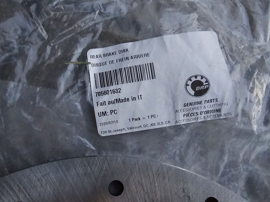 Tarcze hamulcowe Can Am Spyder przód tył ST RS