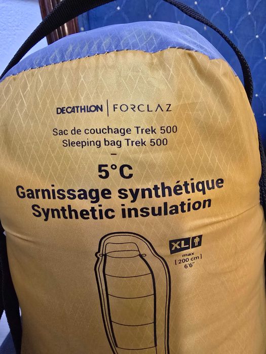 Saco-cama Decathlon Forclaz Trek 500 – 5 °C (XL)