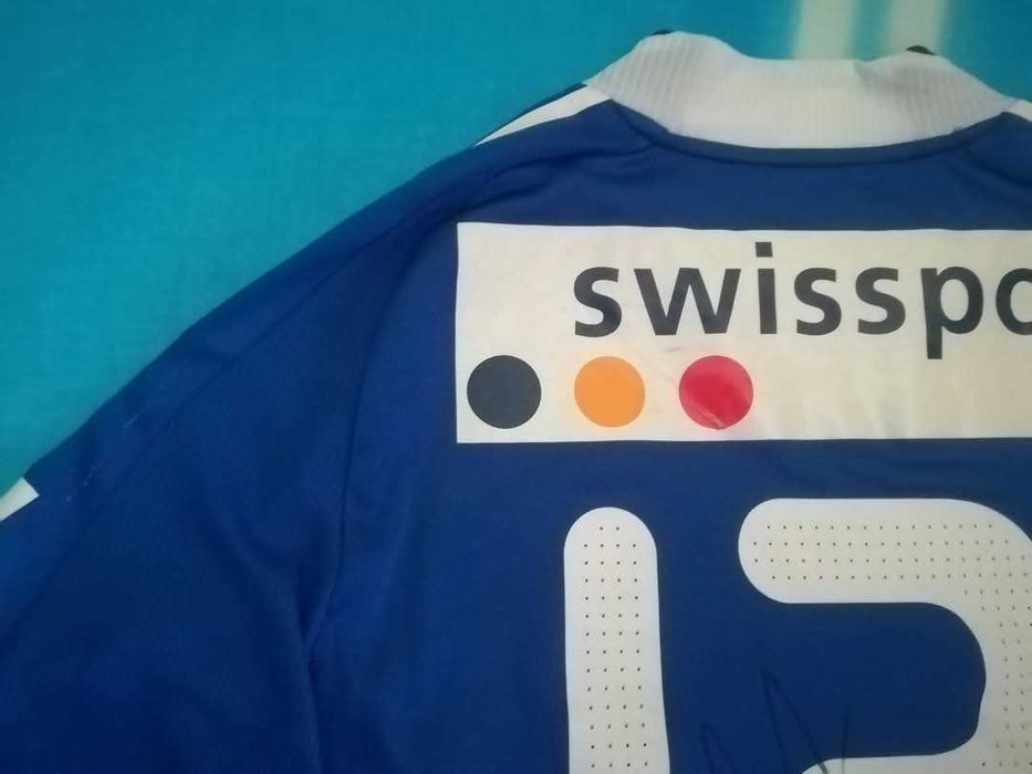 camisola futebol matchworn FC LUZERN Christophe Lambert