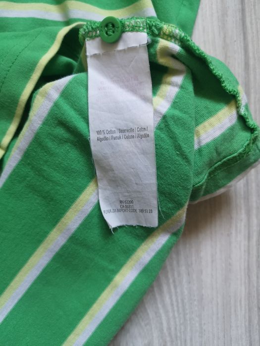 Zielona koszulka polo PUMA rozmiar L
