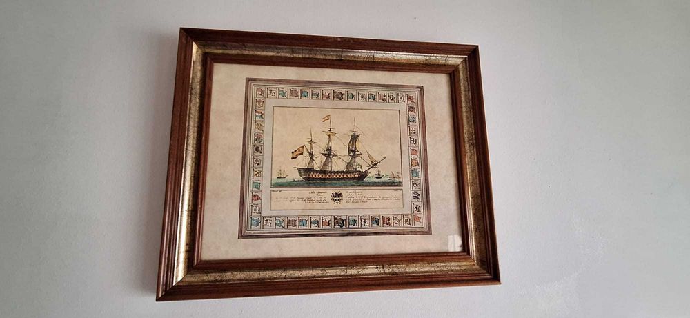 Quadros e elementos de decoração