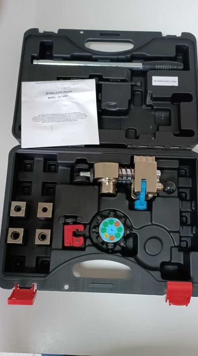 Ferramenta de alargamento de linha de freio kit de alargador e flangeador linhas travao