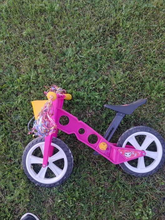 Rowerek biegowy odpychacz