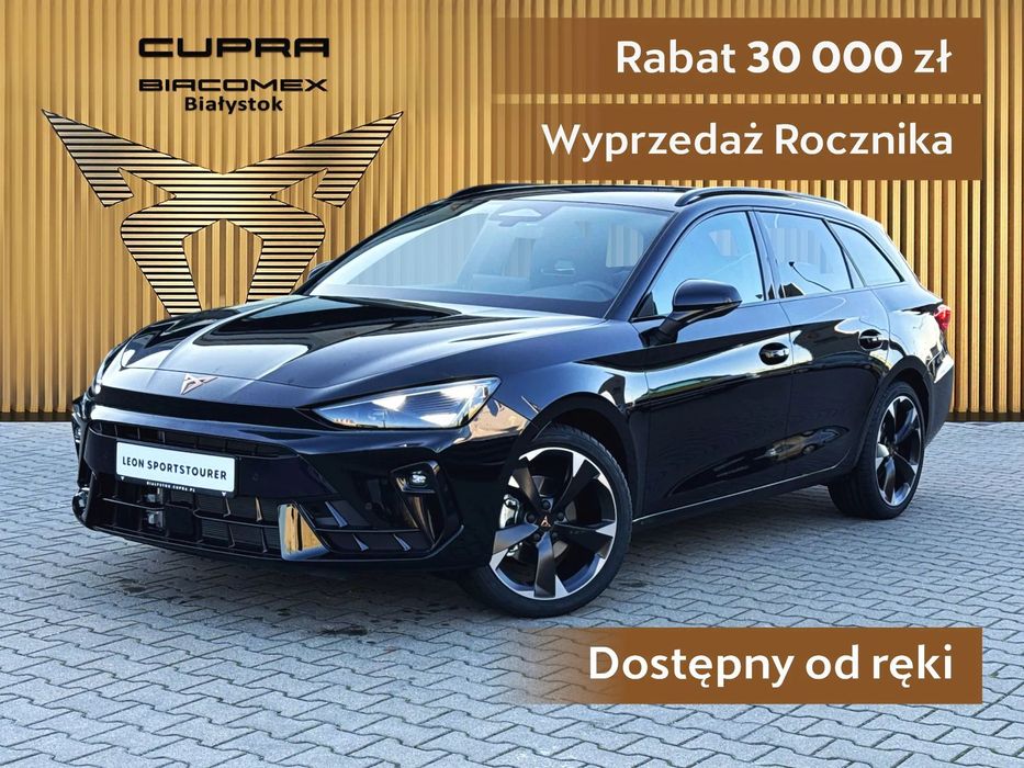 Cupra Leon Sportstourer 2.0TSI 204KM DSG 4DRIVE , Rabat ponad 32 400zł, dostępny "od ręki"