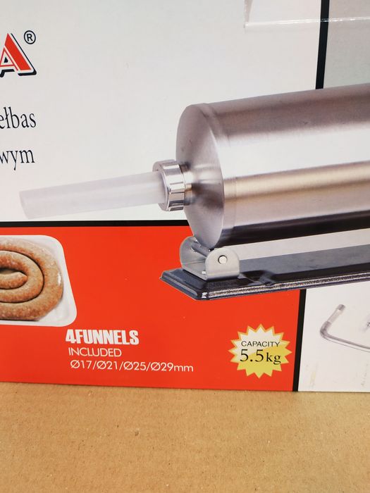 Шприц ковбасний горизонтальний 5 кг, Vanessa KY-2010PA, Ковбасниця