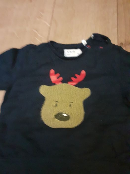 Komplet chłopięcy świąteczny rozm 86  firmy 5 10 15 Stan idealny