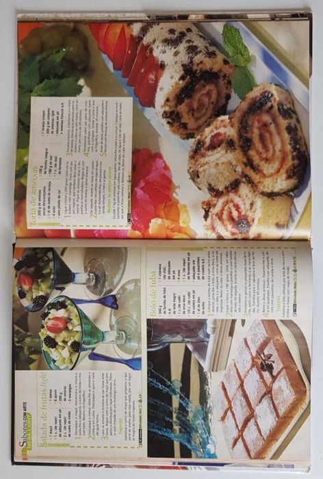 2 Sabores com Arte ( 200 receitas / 160 cocktails / 100 formas de decorar as mesas - 2 livros novos
