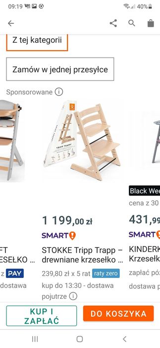 Krzesło dla dziecka