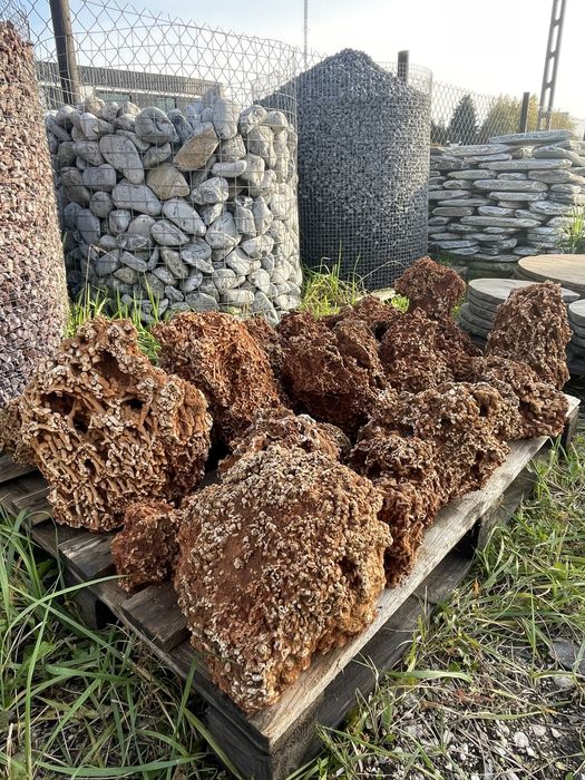 Czerwony Wapień Spaghetti Skała do Akwarium Malawi Tanganika