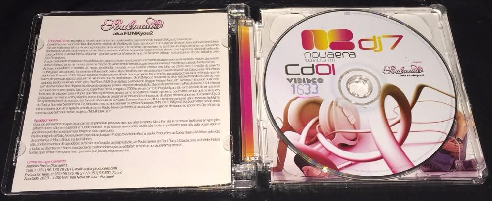CD Discoteca NOVA ERA "dj7" 3xCD´s originais