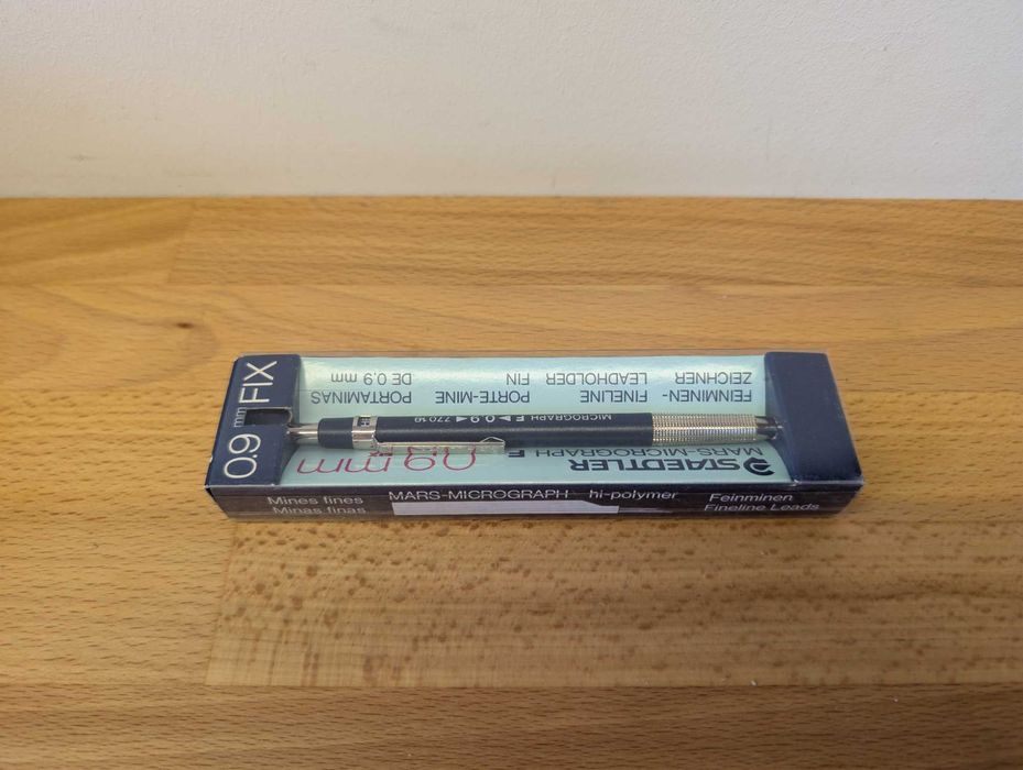 Staedtler Mars Micrograph F 77019 0,9 mm – NOS, fabrycznie zapakowany (lata 80.)