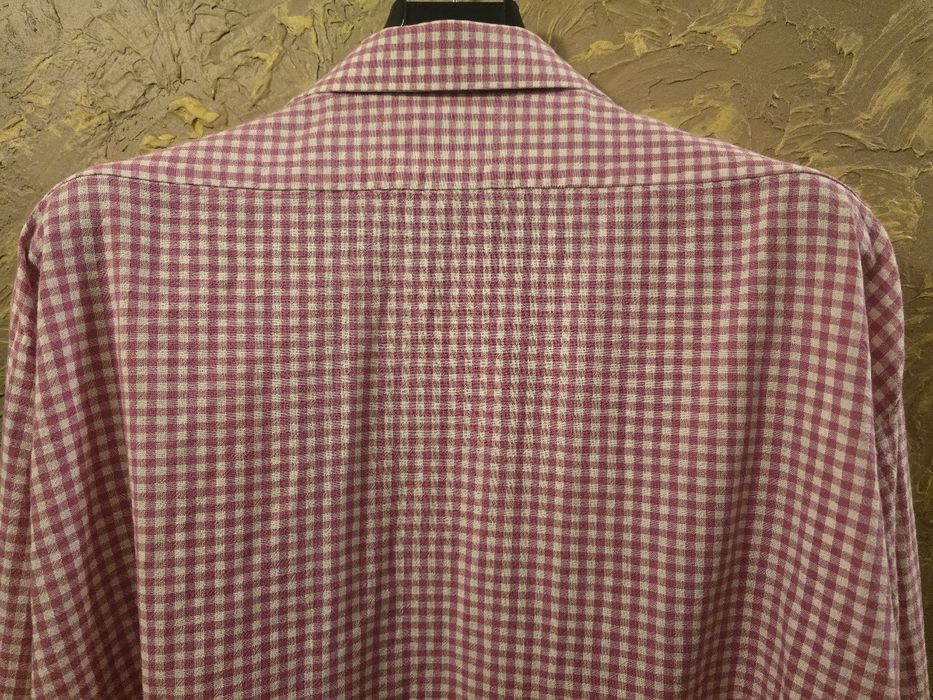 Elegancka niemiecka bawarska koszula myśliwska w kratkę XL.
