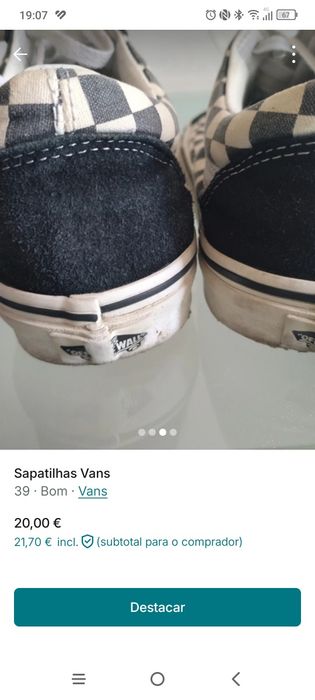 Vans em bom estado
