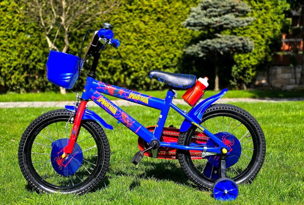 Rower Rowerek 16 cali dla chłopców Spider-Men - 2 kolory - gwarancja