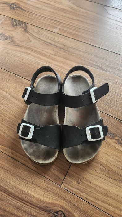 Sandaly czarne garvalin chłopiec