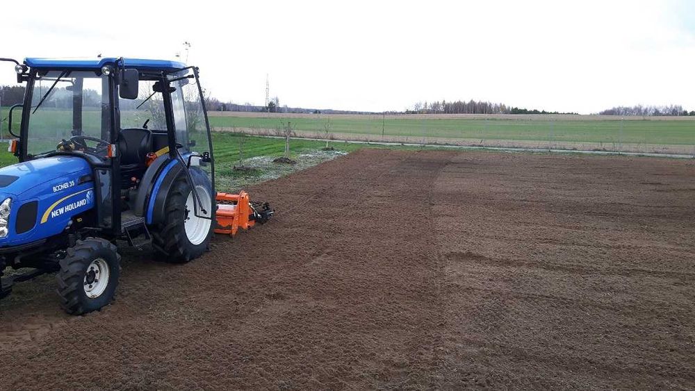Projektowanie,zakładanie ogrodów, trawników,glebogryzarka separacyjna
