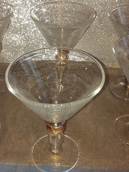 6x kieliszek do martini Tarnów Krosno Group szkło spienione NOWE