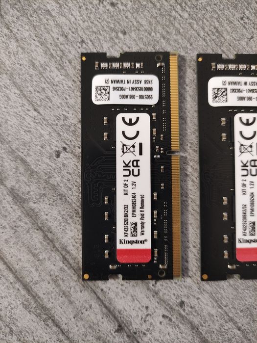 Оперативна пам'ять 2х16gb ddr4 3200mhz Kingston Fury