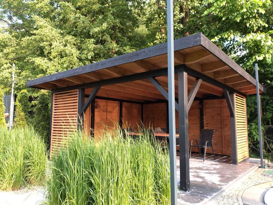 Nowoczesna altana PREMIUM "Żuraw" - Altany/Domki/Wiaty/Garaże