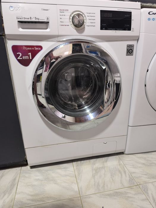 Máquina de lavar e secar LG