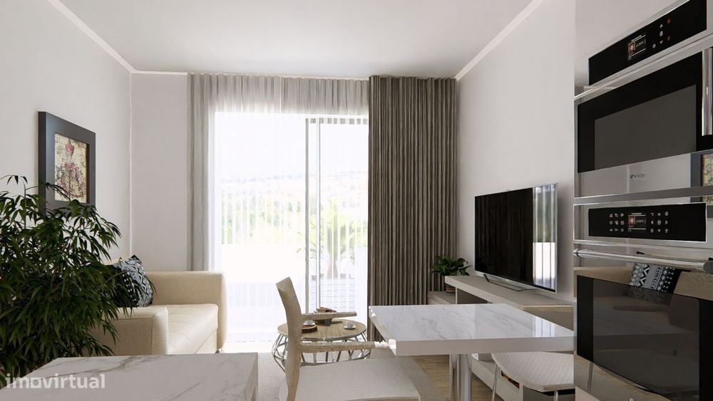 Apartamento T1 Novo à venda com garagem no coração de Vilar de Paraiso
