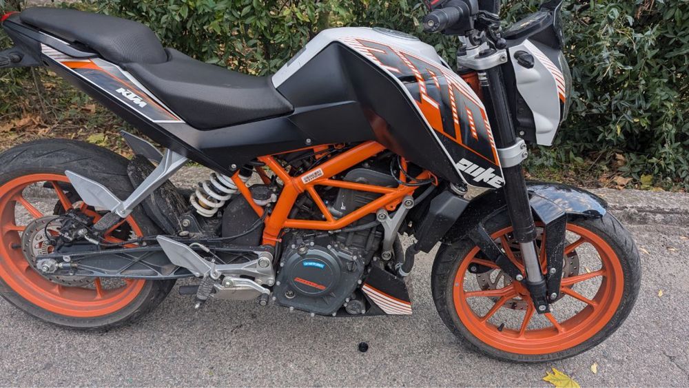 ktm duke 390 на доках