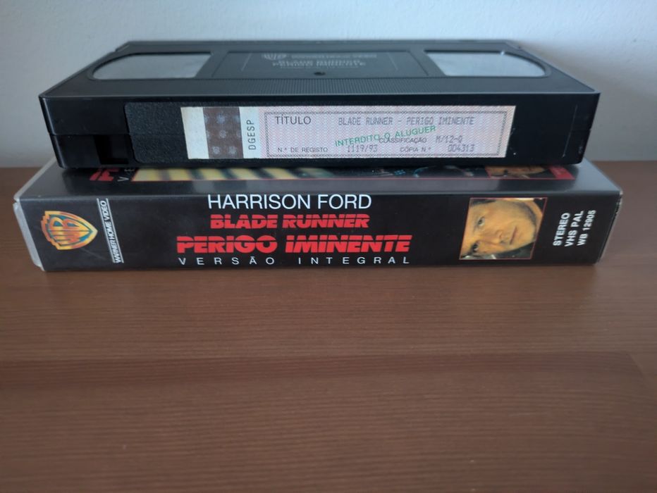 VHS " Blade Runner " Edição Integral de Realizador 1982 (Opt. Estado)