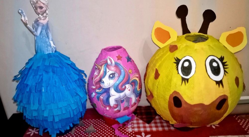 Piniata stich , lego, minecraft, elsa itd