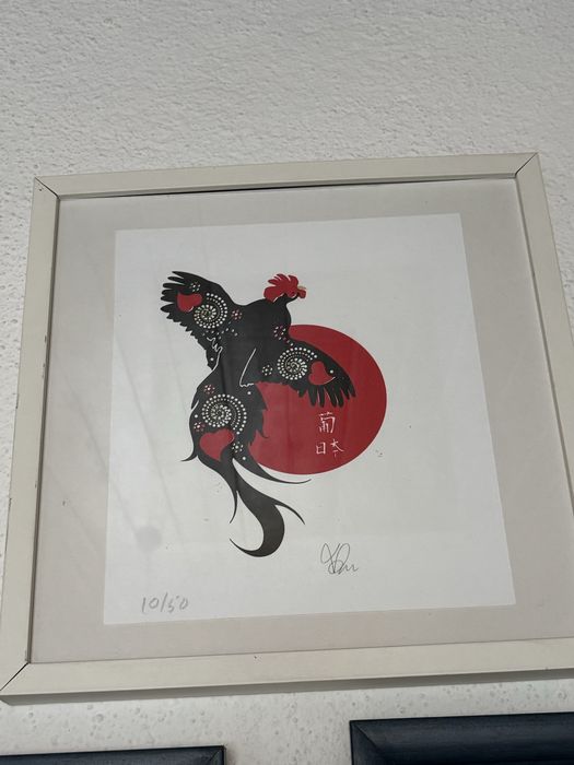 Lote de 7 quadros emoldurados