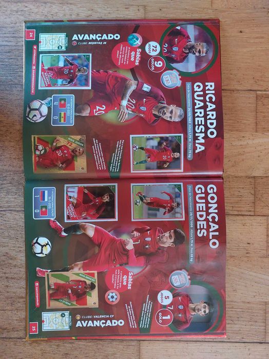 Caderneta de cromos - Fome de vencer - Completa