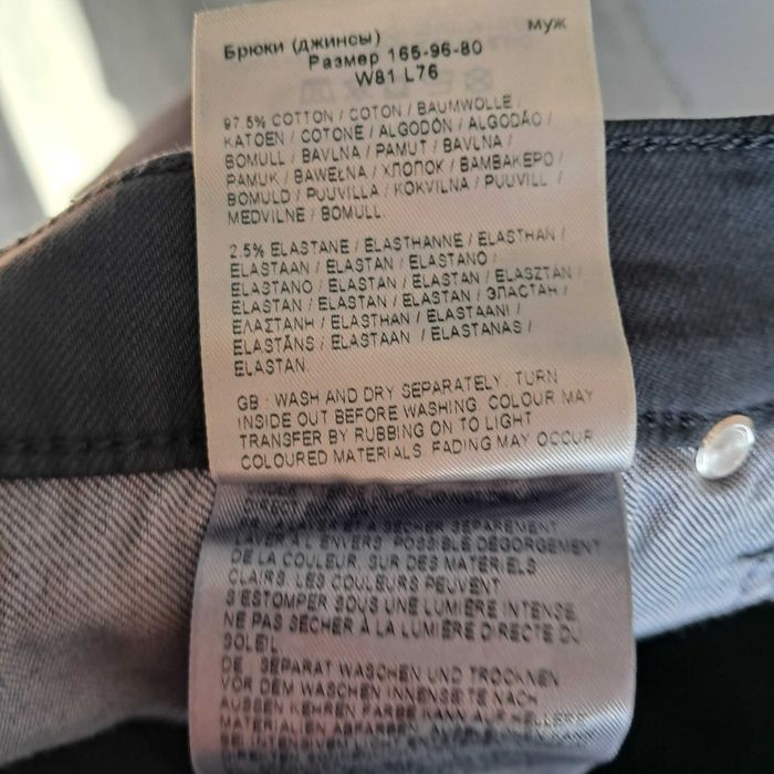 Granatowe jeansy Lee 32/30