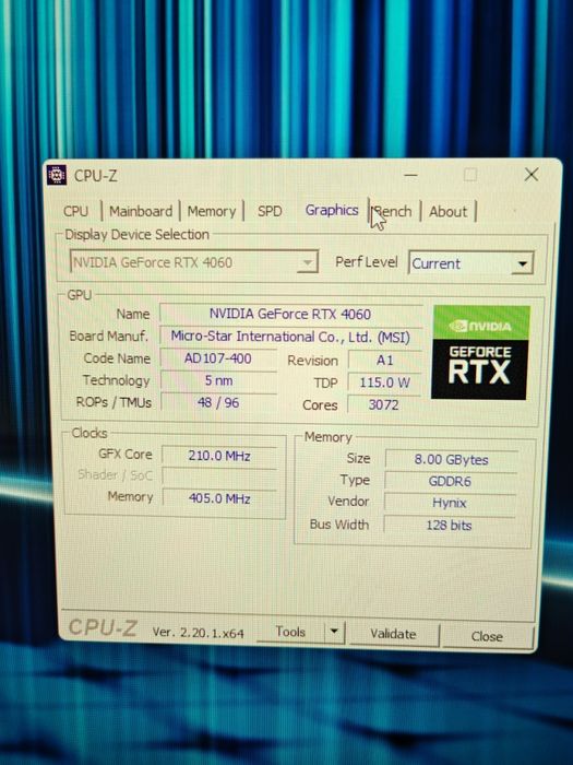 Komputer I5 14 400f, RTX 4060, 16 GB DDR5