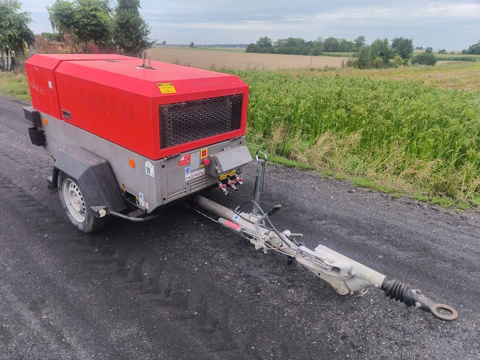 Piaskarka kompresor zestaw z dostawą + 1 tona Szlaki pomiedziowej