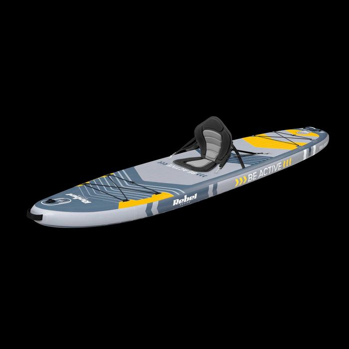 SUP дошка 335 см Rebel ACTIVE RBA-4507-G із аксесуарами сапборд 170 кг 335 x 84 х 15 см Grey