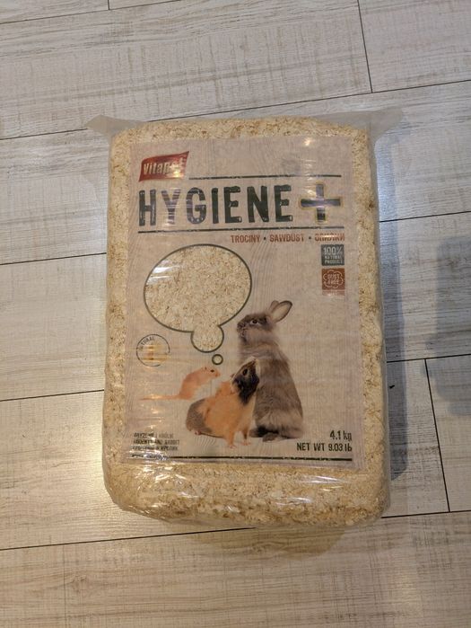 Trociny dla gryzonia, królika, chomika, świnki